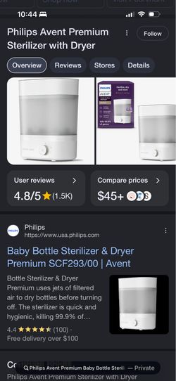 Philips Avent Premium Sterilizer with Dryer