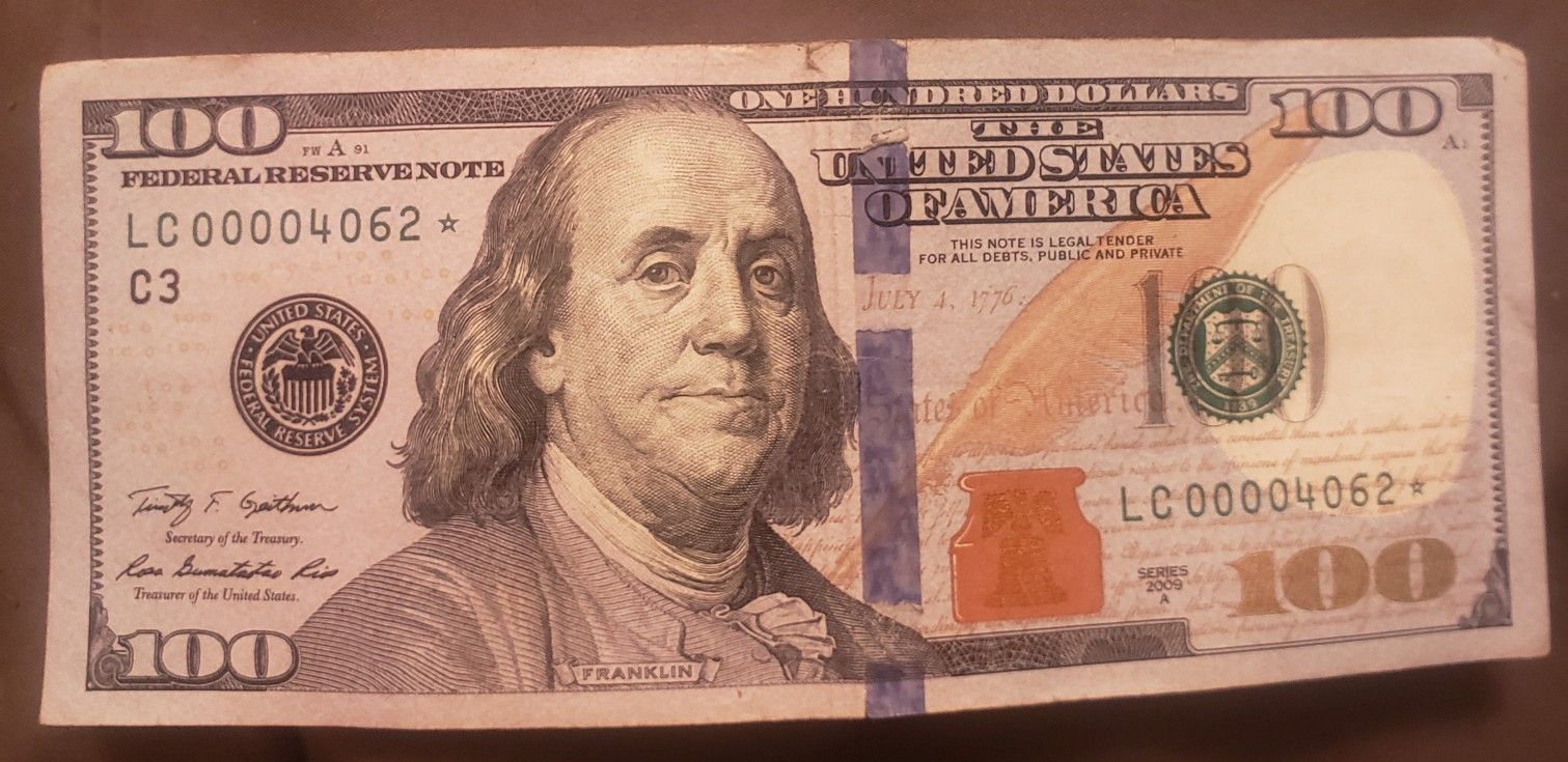 Low Serial Number * Note 800 $