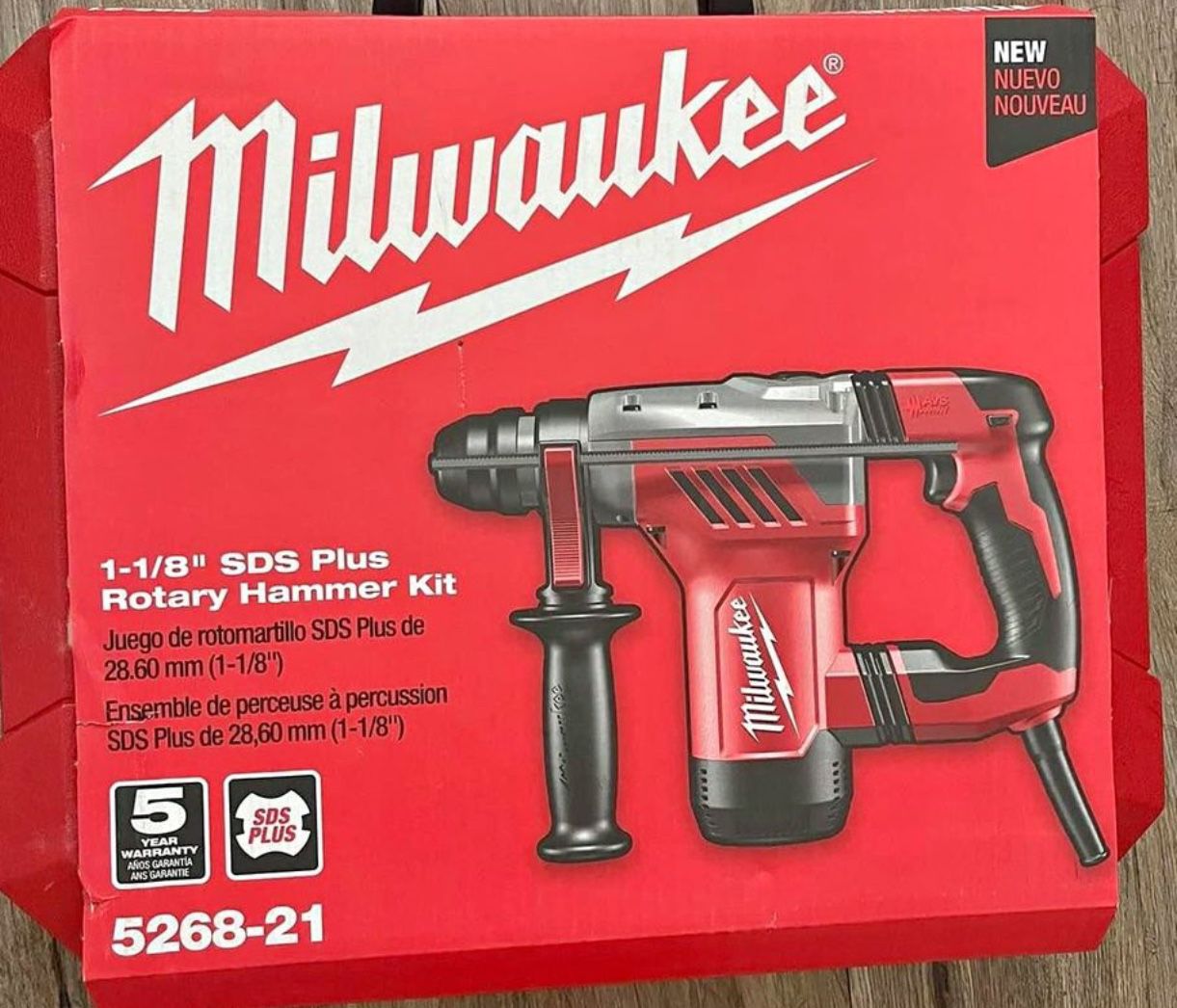 Milwaukee 5268-21 1-1/8 in. SDS-Plus Rotary Hammer