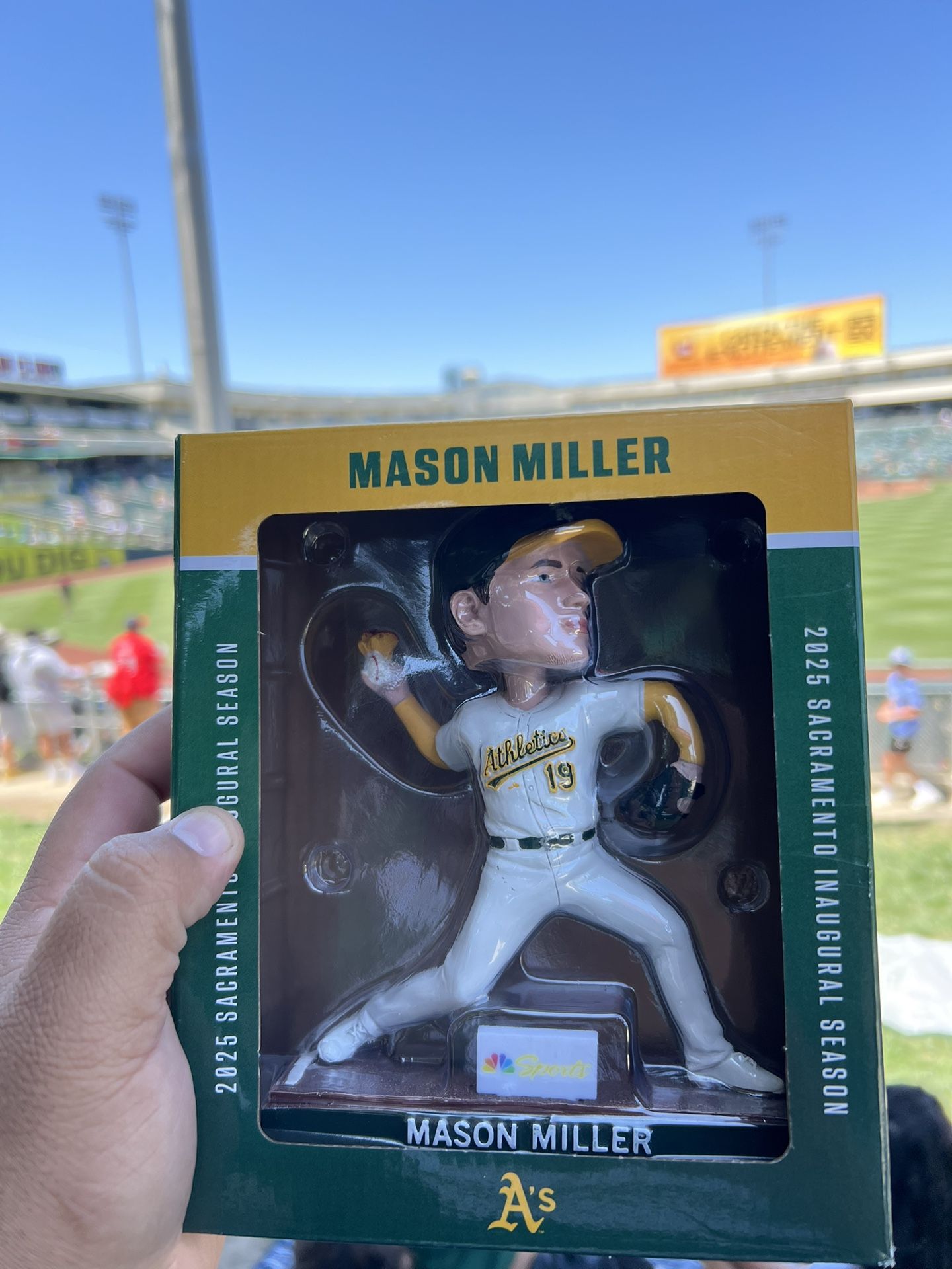 Athletics Bobble head
