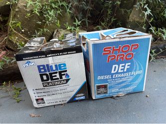 Blue def diesel exhaust fluid