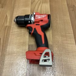 Milwaukee M18 18V Lithium-lon Brushless Cordless 1/2 in. Compact Hammer Drill/Driver (Tool-Only)