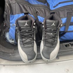 Gray And Black Jordan 12s