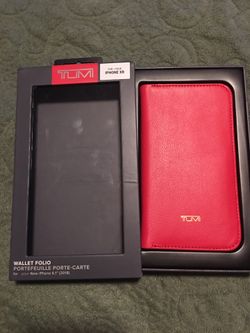 New Tumi wallet case for IPhone XS and IPhone X