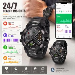GPS Smart Watch AI Q&A Local Music Playback