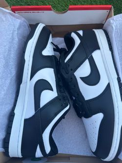 Nike Dunk Low Black White Panda Sneakers Size 11