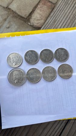 Morgan dólar and peace dollar for sale