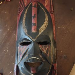 Hand Carved Mask From Africa