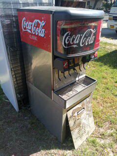 Coca cola fountain drink machine with ice maker