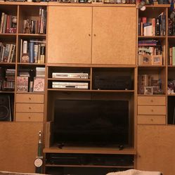 Armoire, Desk, Coffee Table, TV Stand Wall Unit