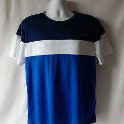 Pro-Player men's blue/white/black activewear t-shirt size L 