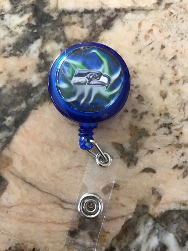 Seattle Seahawks badge reel