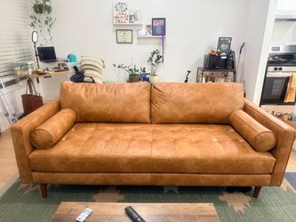 Leather sofa