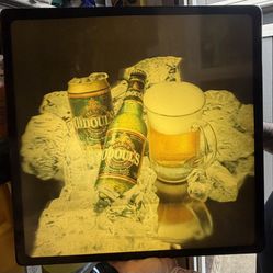 vintage O'Doul's Amber Sign 