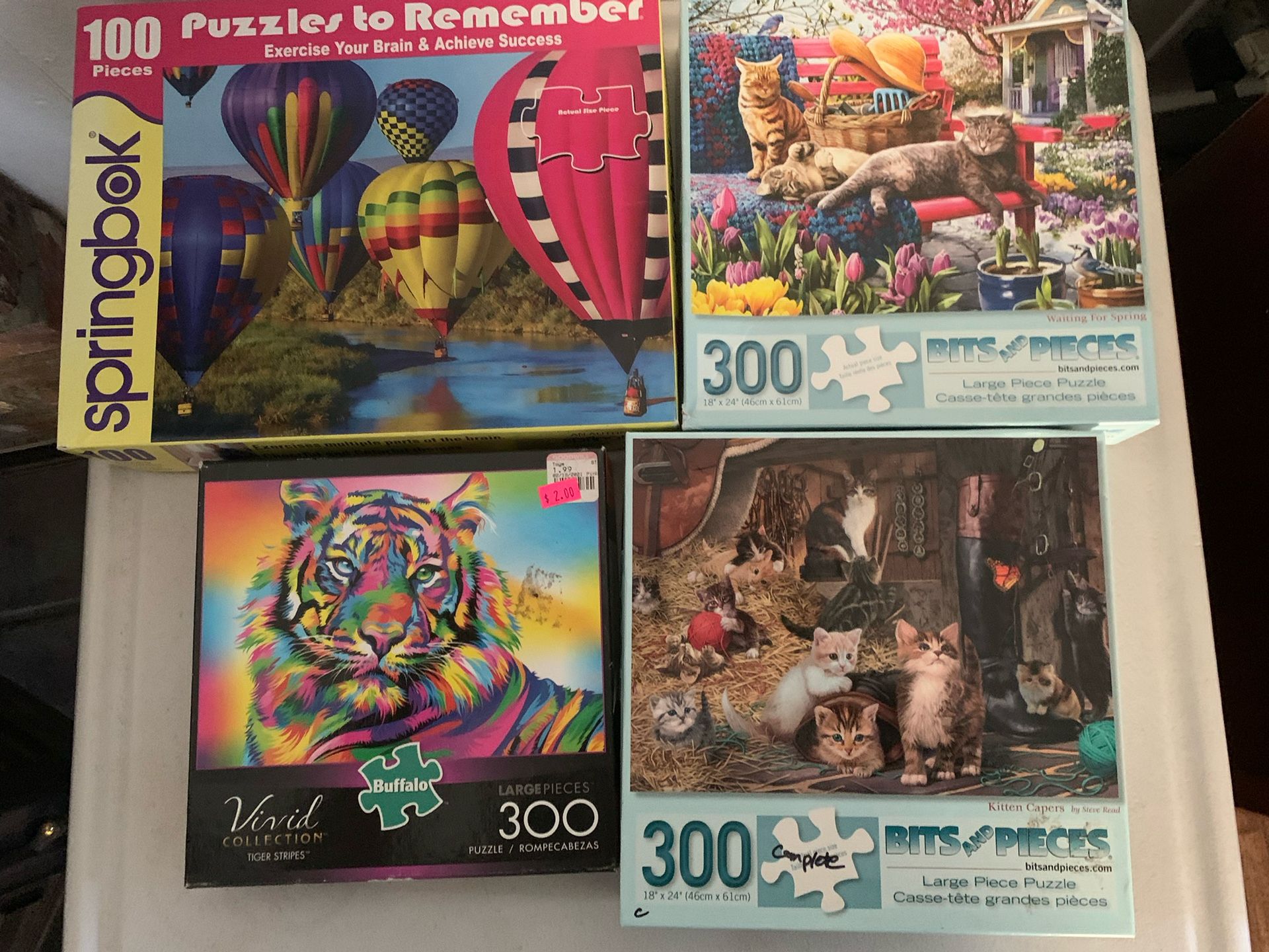 4 Puzzle Lot