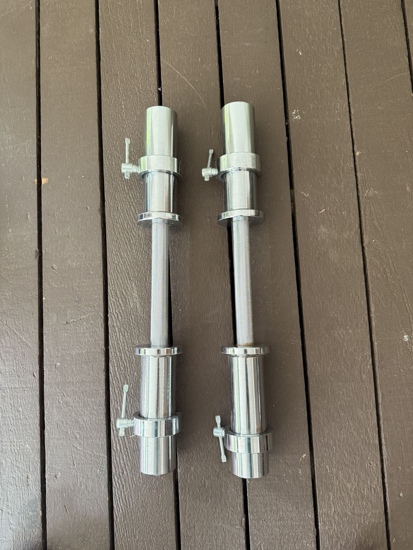 Olympic Weights Dumbbell Handles With Collars