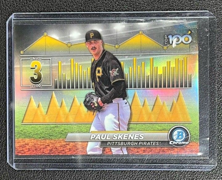 Real Nice Paul Skenes Rookie Card 3/100 In MINT CONDITION