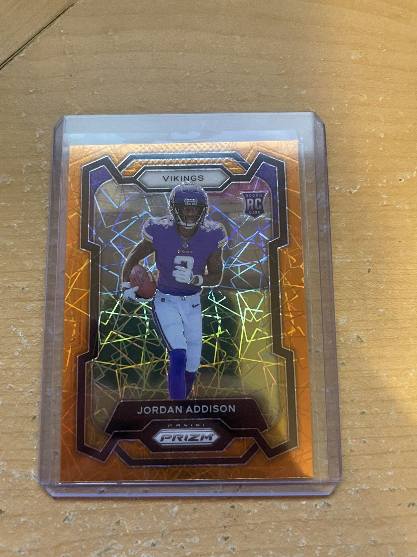 2023 Panini Prizm - Rookies Jordan Addison #368 Lazer Prizm (RC)