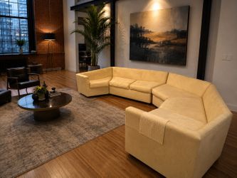 Rare Vintage Bernhardt 3-Piece Octagon Sectional | Mid-Century Modern | Statement Piece