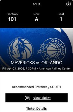 DALLAS MAVS VS ORLANDO MAGIC 