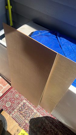 Particle board sheet 41x21 1/4” thickness