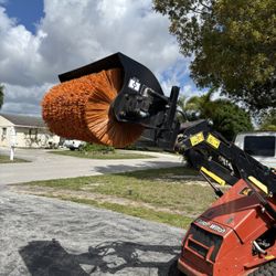 Hydraulic Sweeper Attachment