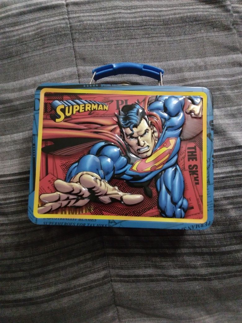 Tin Box Superman Lunch Box