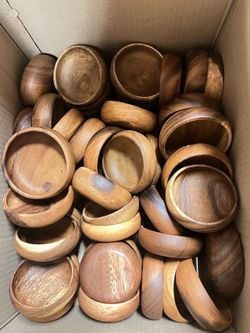 Acacia Wood Bowls