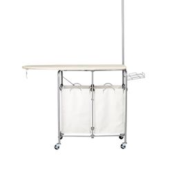 Laundry Sorter Ironing Board And Steam Rack