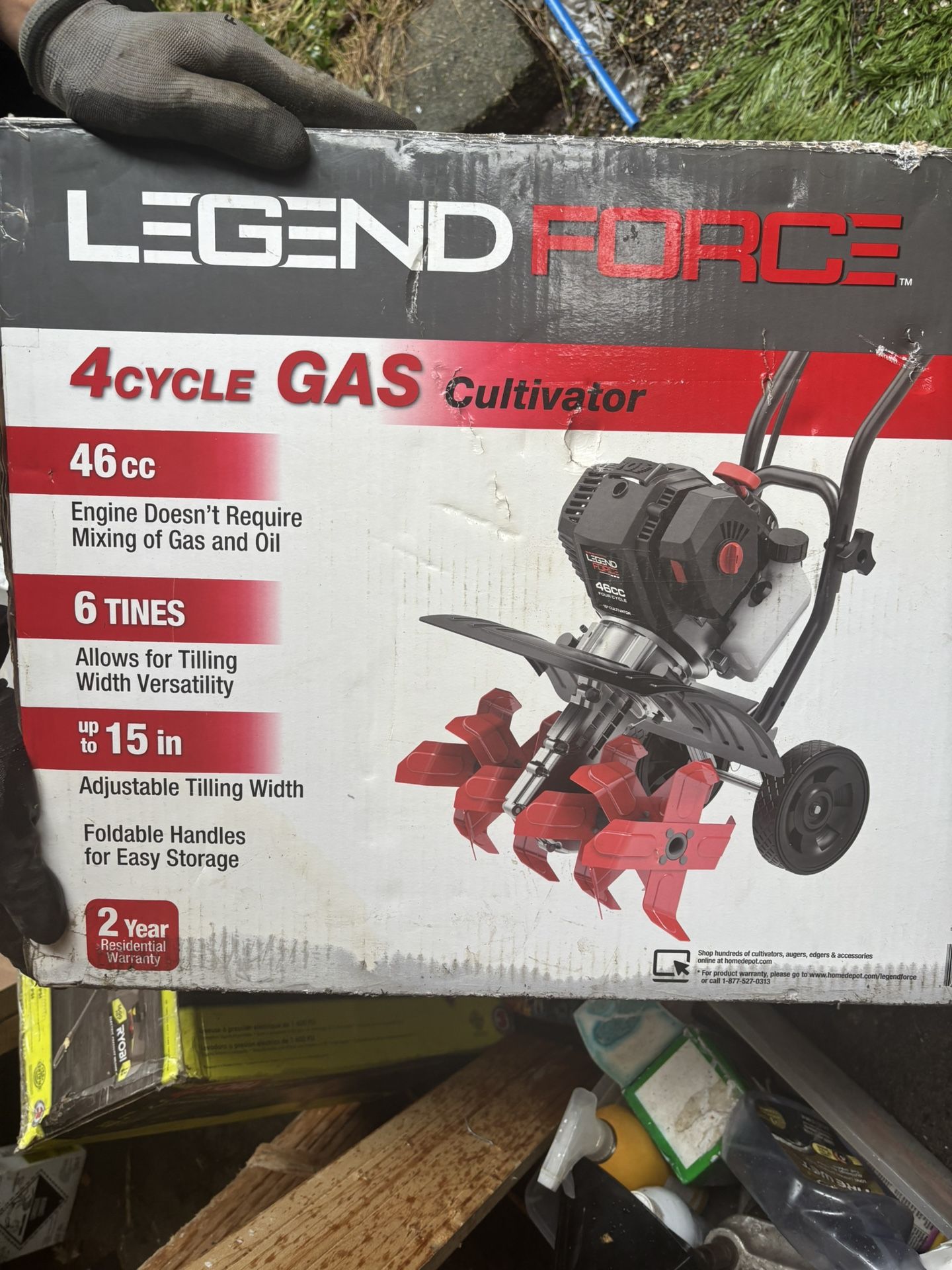 Legend Force 4 Cycle Gas Cultivator