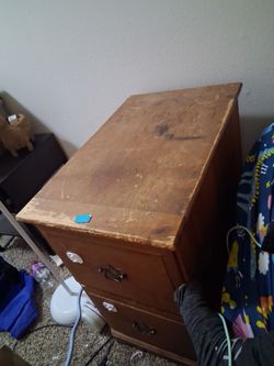 Tow draw nightstand