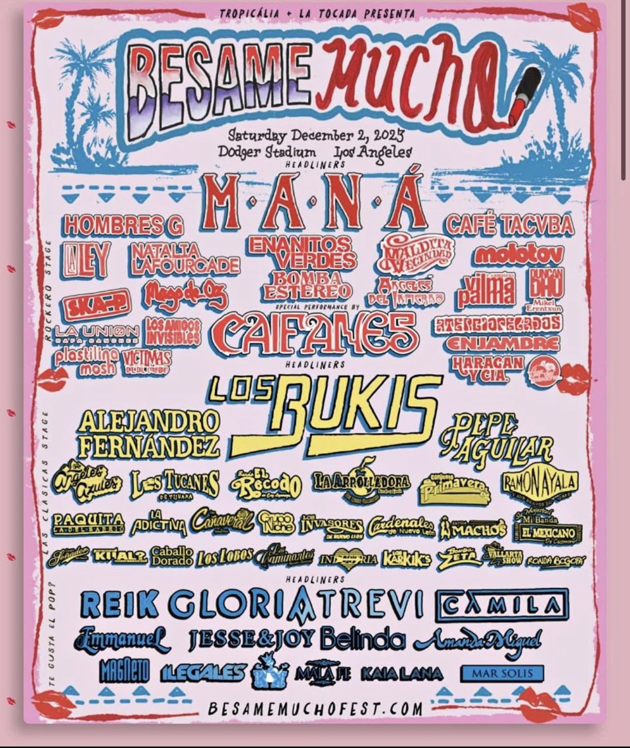 Besame Mucho Los Angeles GENERAL ADMISSION TIER 2