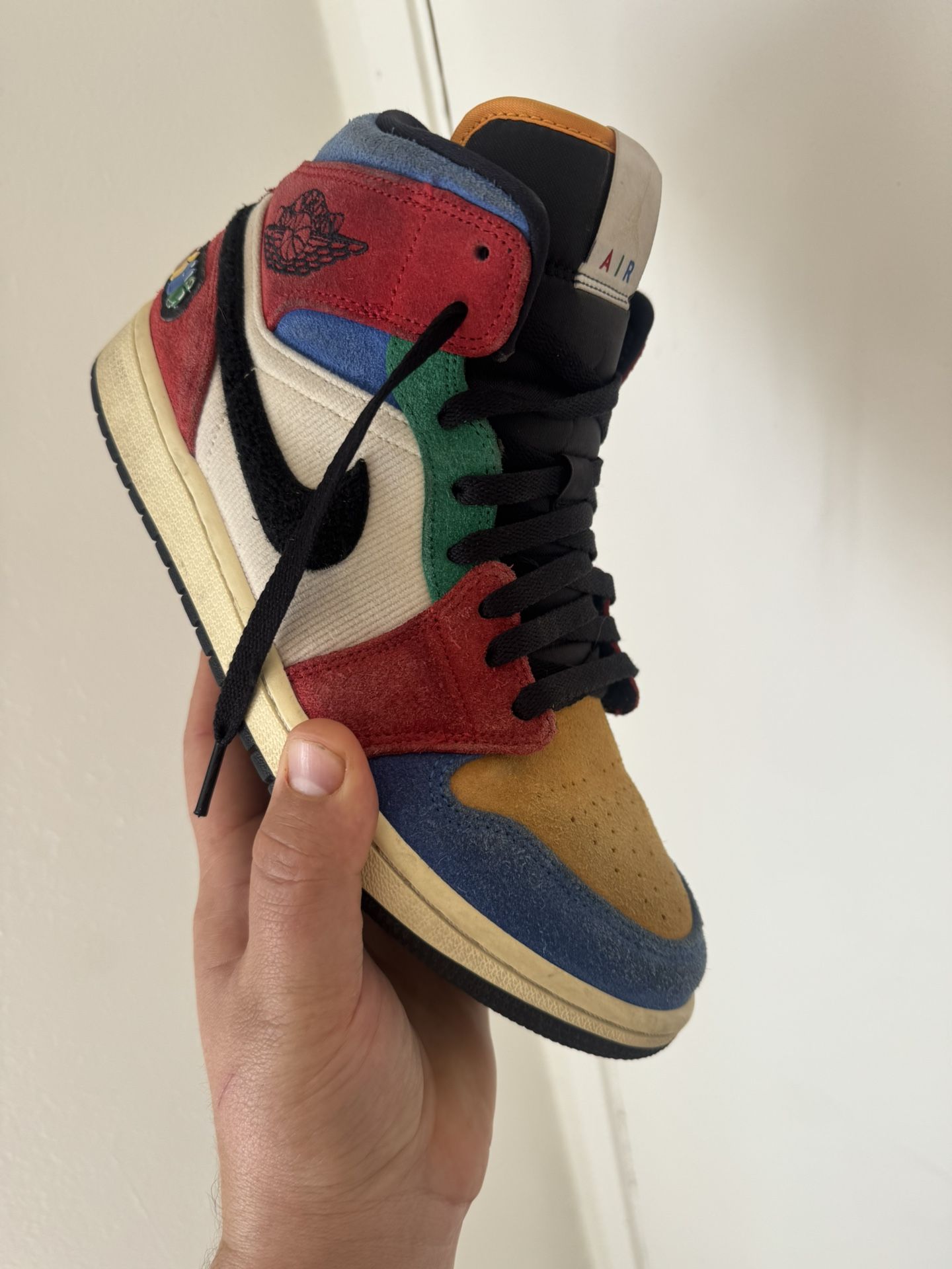 Blue The Great x Air Jordan 1 Mid Fearless