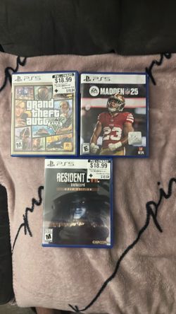 Used ps5 games 5$ each