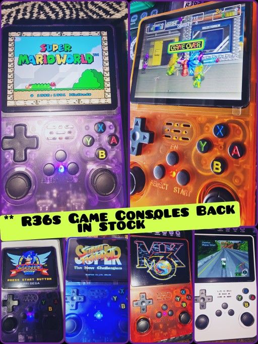 ** Consolas Nuevas con Mas de 15,000 Juegos R36s **