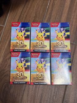 Pokemon 30th Celebration/Anniversary Booster Bundles