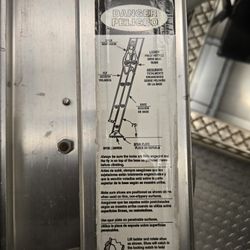 Werner aluminum extension ladders 28 Ft heavy-duty, spring-loaded locks, non-slip traction-tred rungs, and mar-resistant end caps. 
