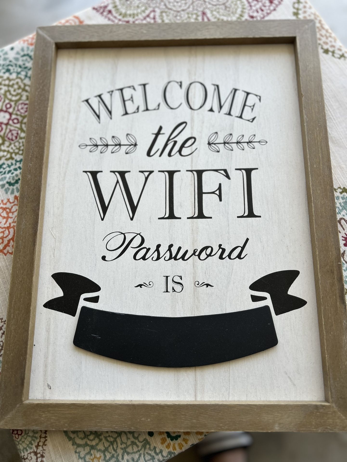 Home Wall Decor “WiFi Password”