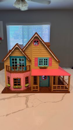 Lil Woodzeez Dollhouse Large Cottage Toy House
