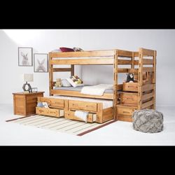 Bunk Bed Twin Over Full With Trundle 