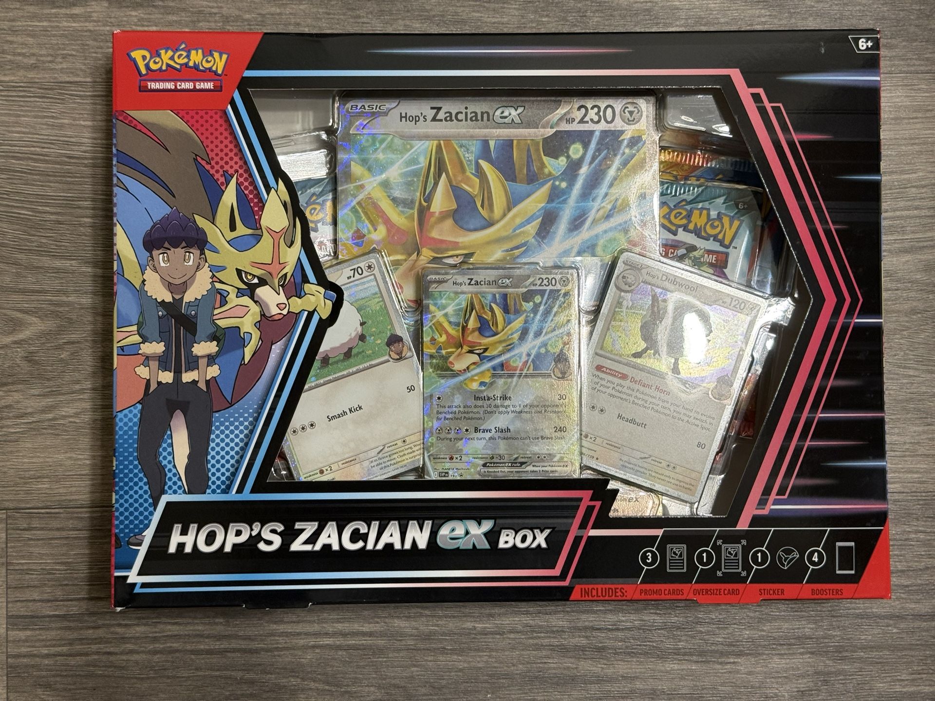 Pokemon TCG Hop's Zacian EX Box - Brand New Sealed