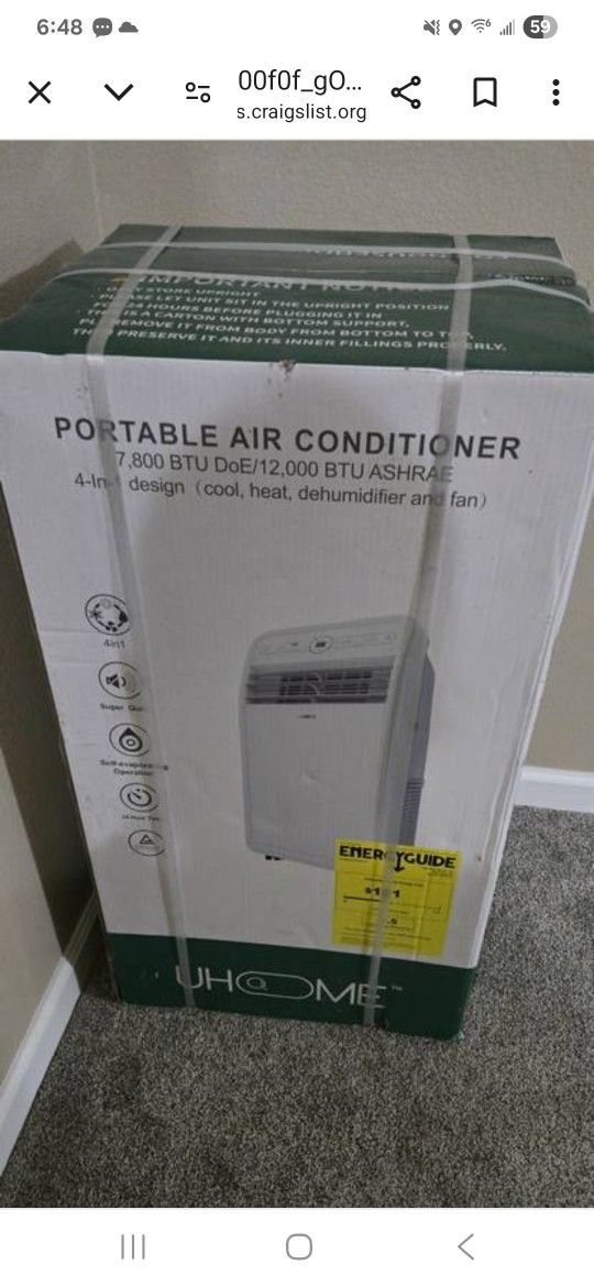 Ac/heat Portable Ac