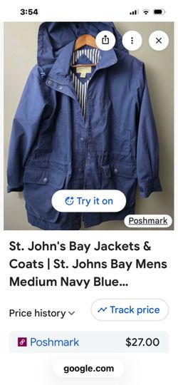Men’s jacket, St. John’s Bay brand