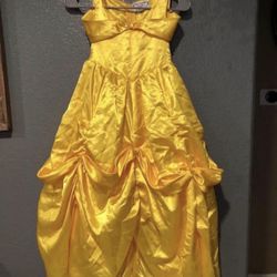 BELLE INSPIRED COSTUME DRESS BELLE DRESS PRINCESS GORGEOUS HANDMADE OBO