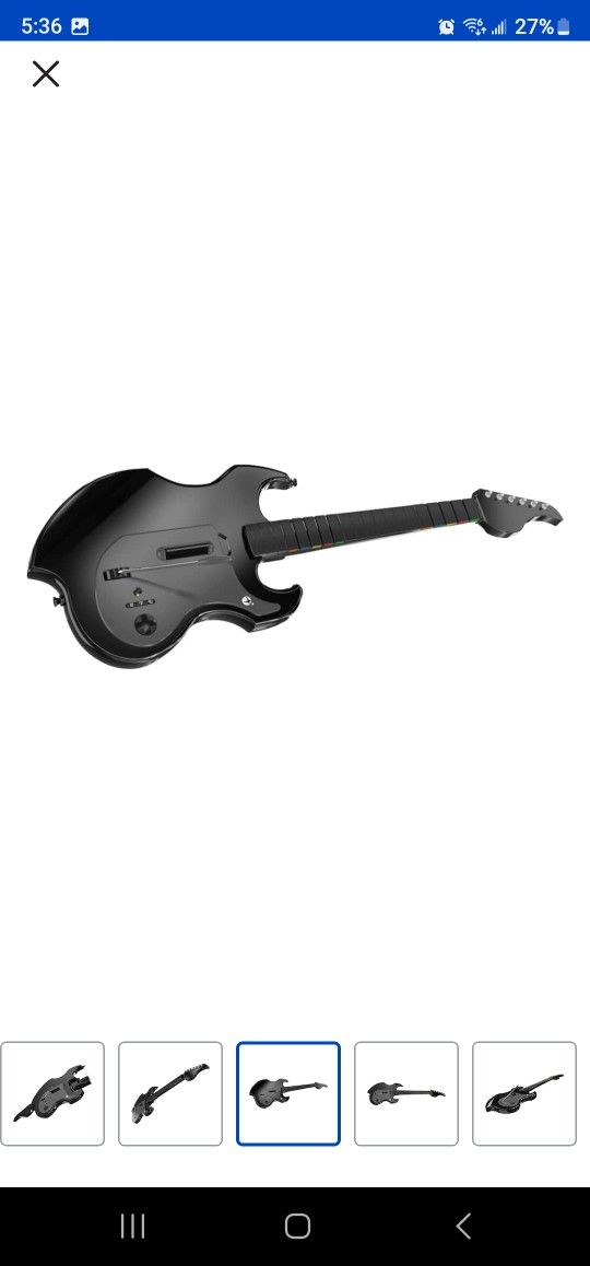 XBOX Pdp Riffmaster Guitar Clone Hero Guitar Hero