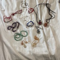jewlery ; necklaces and bracelets