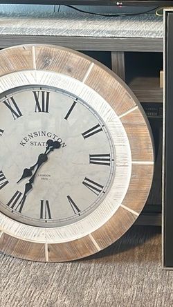 Kensington Station Large Wall Clock