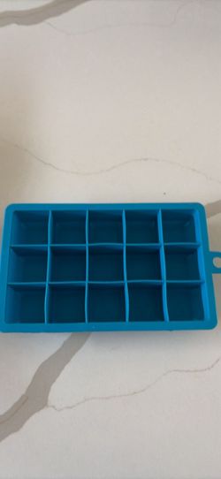 Blue Silicone Mini Ice Cube Tray