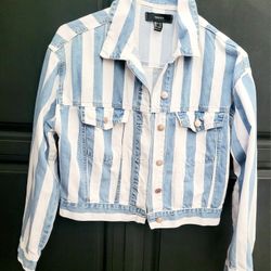 Denim Striped Jacket 