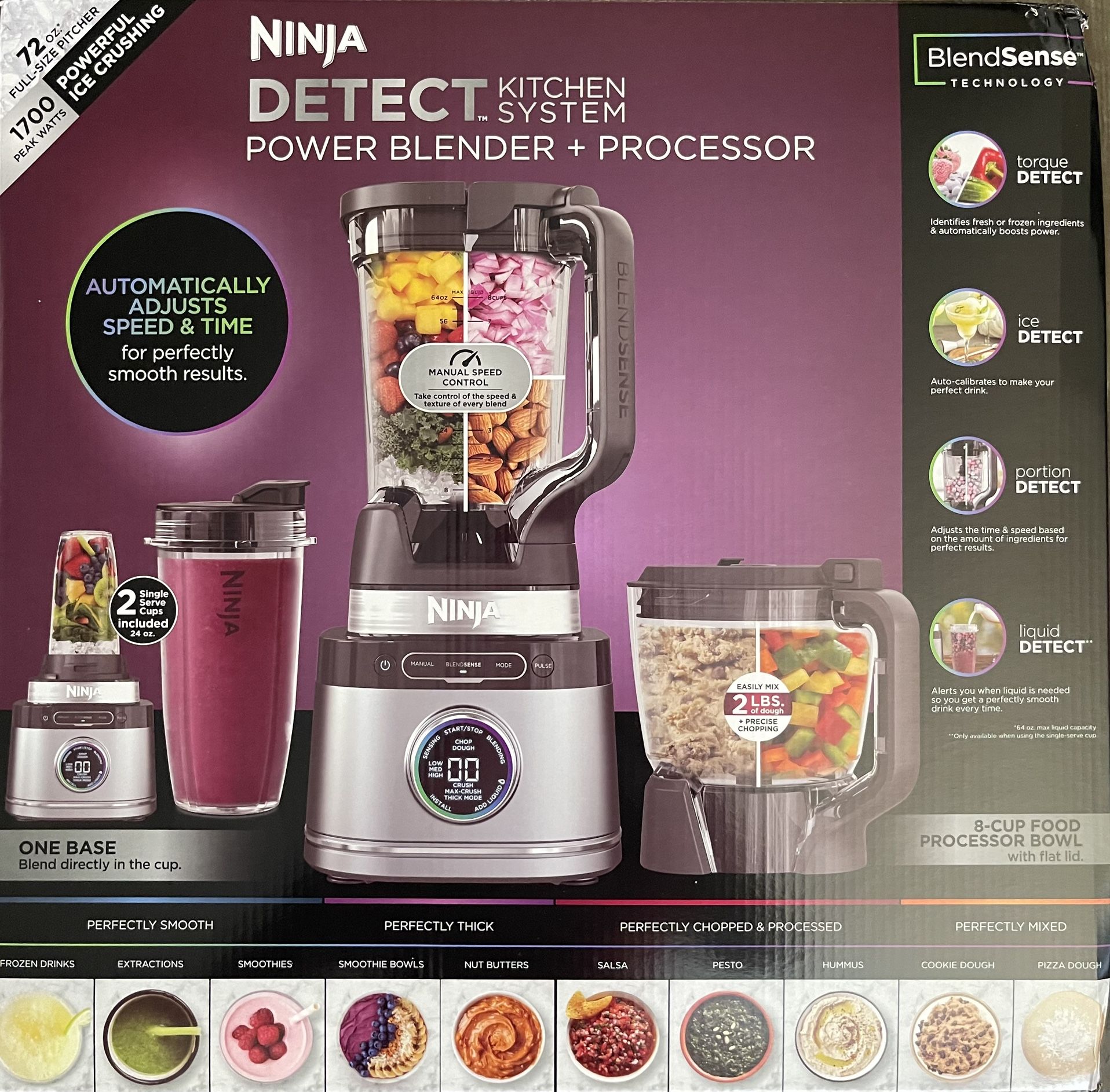 Ninja Foodi Detect Kitchen System Power Detect+Processor